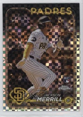 2024 Topps Chrome X-Fractor Jackson Merrill #207 1qd7