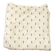Pottery Barn Kids Star Wars Baby Yoda Muslin Swaddle Blanket 43x43 Soft Organic