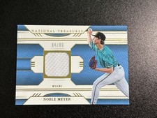 2024 Panini National Treasures Marlins Noble Meyer #GGS-NM Jersey Patch /99