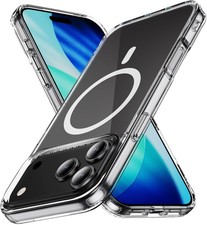 Clear Acrylic TPU Case for iPhone 17 Pro - Compatible with MagSafe