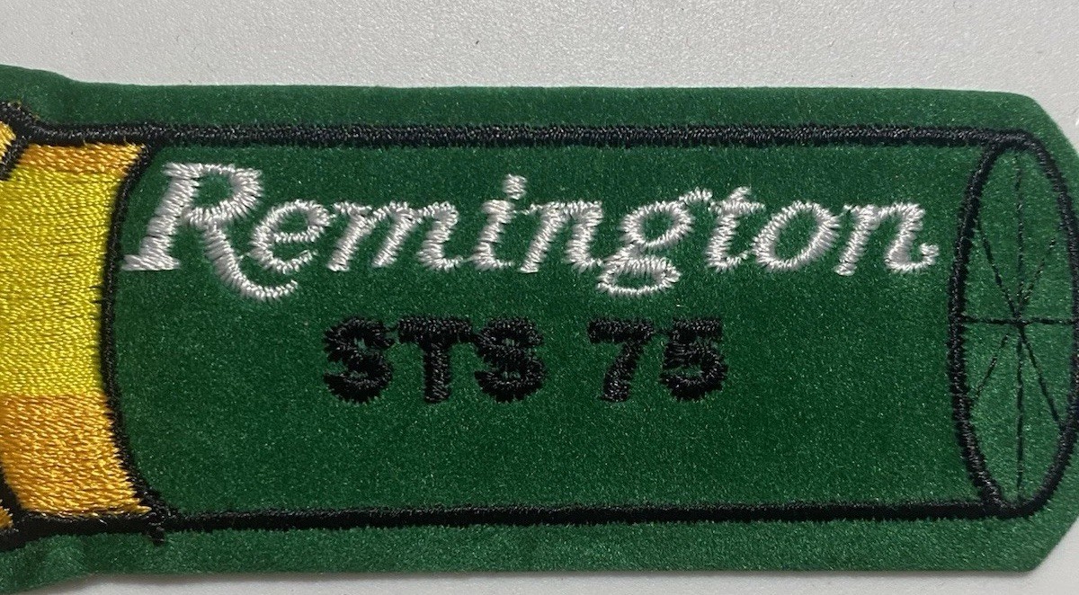Remington STS 75 Shotgun Shell Trap Shooting Embroidered Patch Badge