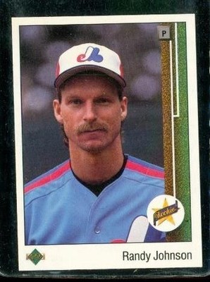 1989 Upper Deck Star Rookie Randy Johnson #25 RC Montreal Expos MLB Baseball