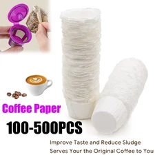 Disposable Coffee Paper Filters 100-500pcs K Cup for Keurig Brewers Single Serve