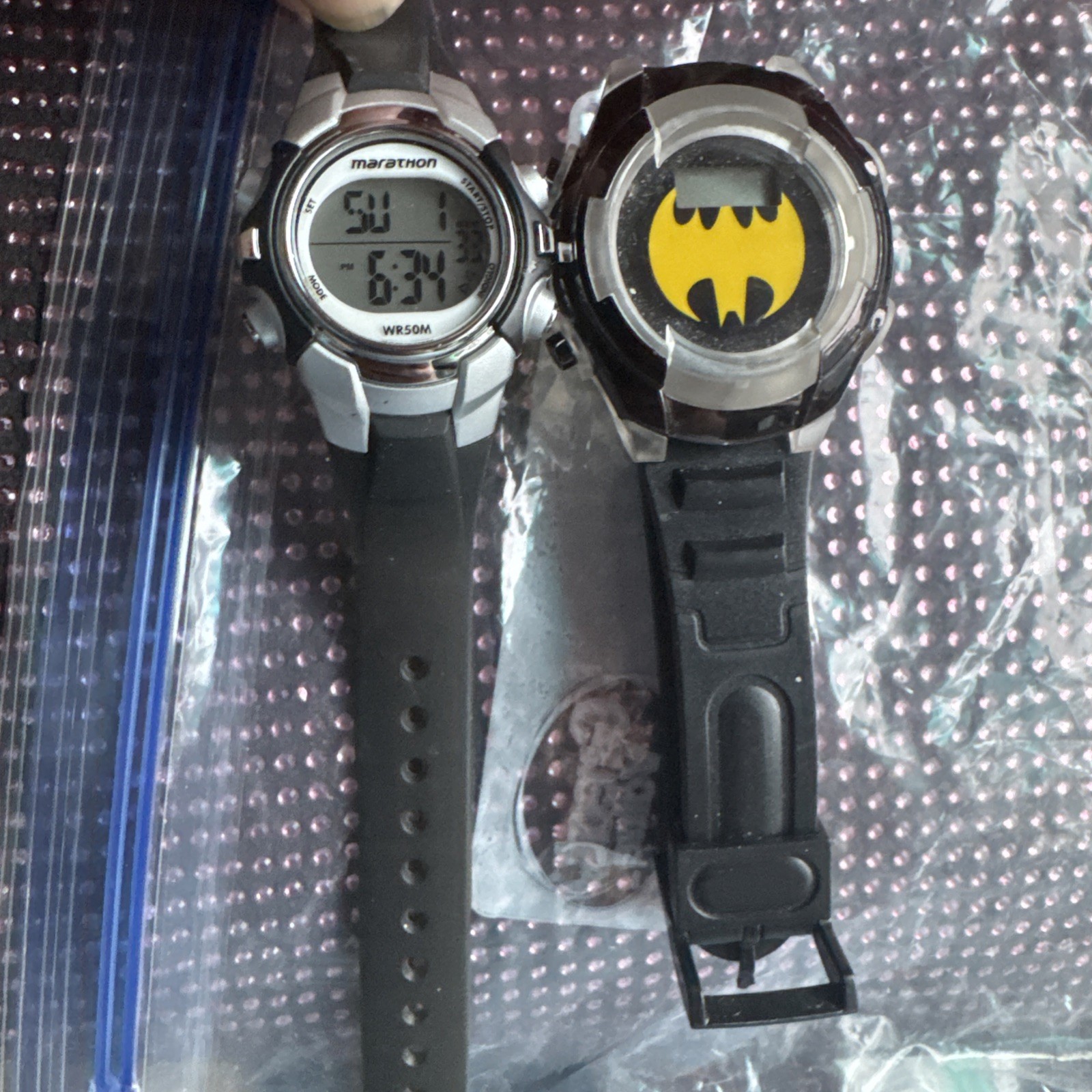 Set Of 2 Boys Wrist Watches: Batman & Silver Black | eBay