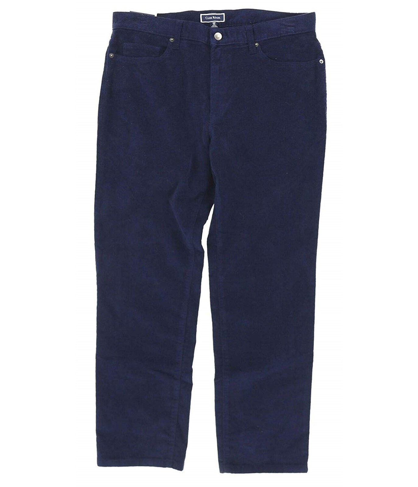 Повседневные вельветовые брюки-стрейч Club Room синие 32W x 32L 6090₽