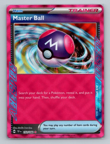 Pokemon SV05: Temporal Forces #153/162 Master Ball