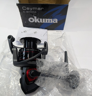 Okuma Ceymar A Series C-6000A Spinning Reel Flite Drive Gunmetal