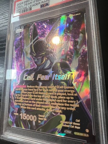 PSA 10 Dragon Ball Super Card Game Cell Slr Inglese Bt26-091 dal Giappone GM - Foto 2 di 10