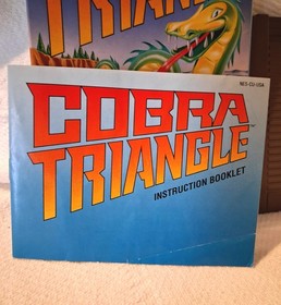 Cobra Triangle (Nintendo, NES 1989) - CIB Completo Casi Como Nuevo Excelente