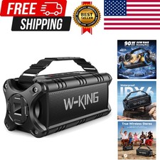 Bluetooth Speaker, 90W Max Portable Outdoor Speaker Loud, Waterproof/50W Deep...