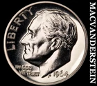 1964 Silver Roosevelt Dime - Choice Gem Proof  Lustrous  No Reserve  #K153