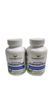 2 CRYSTAL PEAKS NUTRITION Cholesterol Flush 60 Ct Each EXP 10/28 Sealed