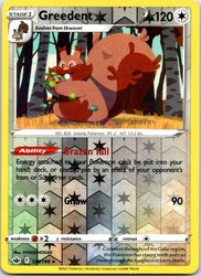 Greedent 128/198 Chilling Reign Reverse Holo Rare