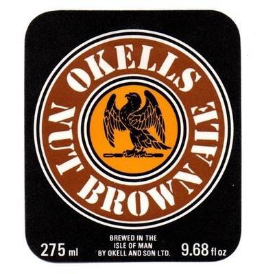 Isle of Man - Vintage Beer Label - Okell & Son Ltd., Douglas - Nut Brown Ale