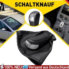 Schwarz 5 Gang Schaltknauf Schaltmanschette Schaltsack für MERCEDES BENZ W168