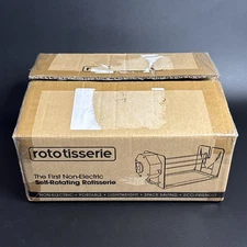 Roto Tisserie ROTO-Q 360 Rotisserie Kit – Non-Electric Wind-Up Roaster Black