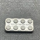 MPM Monarch Building Block - 1/4 Troy Oz .999 Fine Pure Silver Bar Brick Ingot