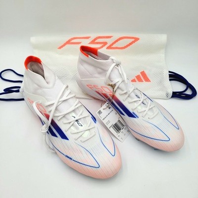 Adidas F50 Elite Mid FG Soccer Cleats Women's 10 + Bag White Pink