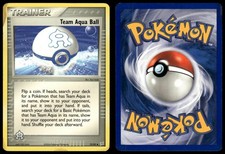 TEAM AQUA BALL 75/95 - HEAVILY PLAYED - TEAM MAGMA VS TEAM AQUA - SAFE SHIPPING on eBay