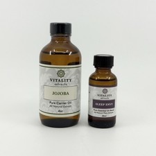 Vitality Extracts SLEEP ENVY Jojoba Oil 4oz Set New And Sealed Natural Oils