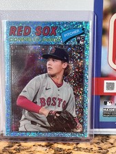 Connelly Early 2026 Topps Heritage Chrome Light Blue Sparkle Refractor RC #228