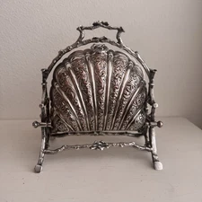 Silver Plated Shell Biscuit/Muffin Warmer William Adams Made in England