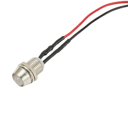 5x 12V DC Car Boat LED Indicator Light Dashboard Panel Warn Alarm Safety Lamp - Picture 8 of 12