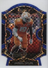 2020 Panini Select Concourse Blue Prizm Die-Cut Darrell Taylor #96 0h44