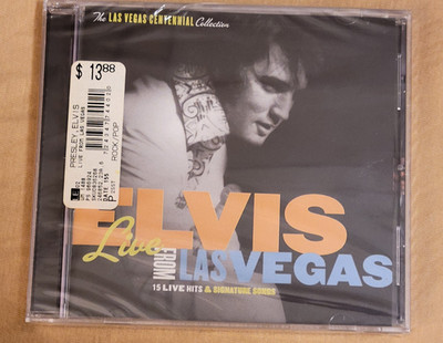 ELVIS PRESLEY - LIVE FROM LAS VEGAS 15 LIVE HITS - CD - NEW - SEALED