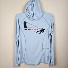 Anetik Shirt unisex Sz S Performance Blue Windsurf Kilroy Lightweight UPF 30 