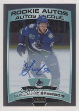 2019-20 O-Pee-Chee Platinum Rookie Autos Guillaume Brisebois #R-GB Auto 07kp