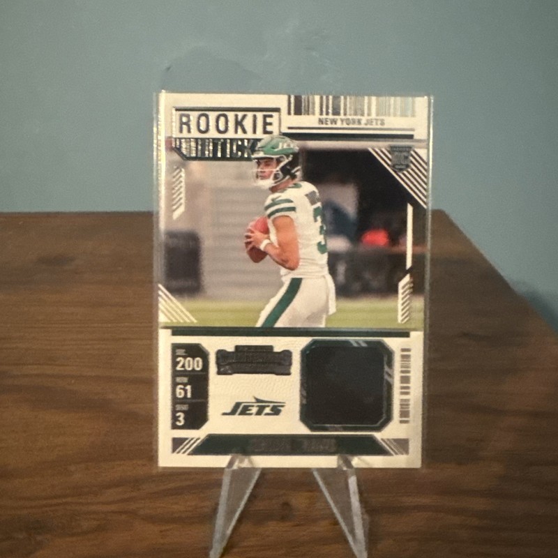 2024 Panini Contenders Rookie Ticket Swatches Jordan Travis #RTS-JTS RC