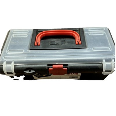 Plastic Werkzeug Box leer/ Tool Box small plastic case Zubehör Vintage gebraucht
