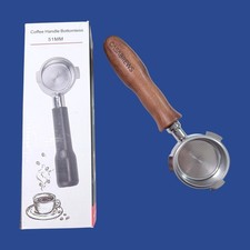 Casabrews 51mm Bottomless Portafilter 4 Espresso Machine NIB Missing Puck Screen