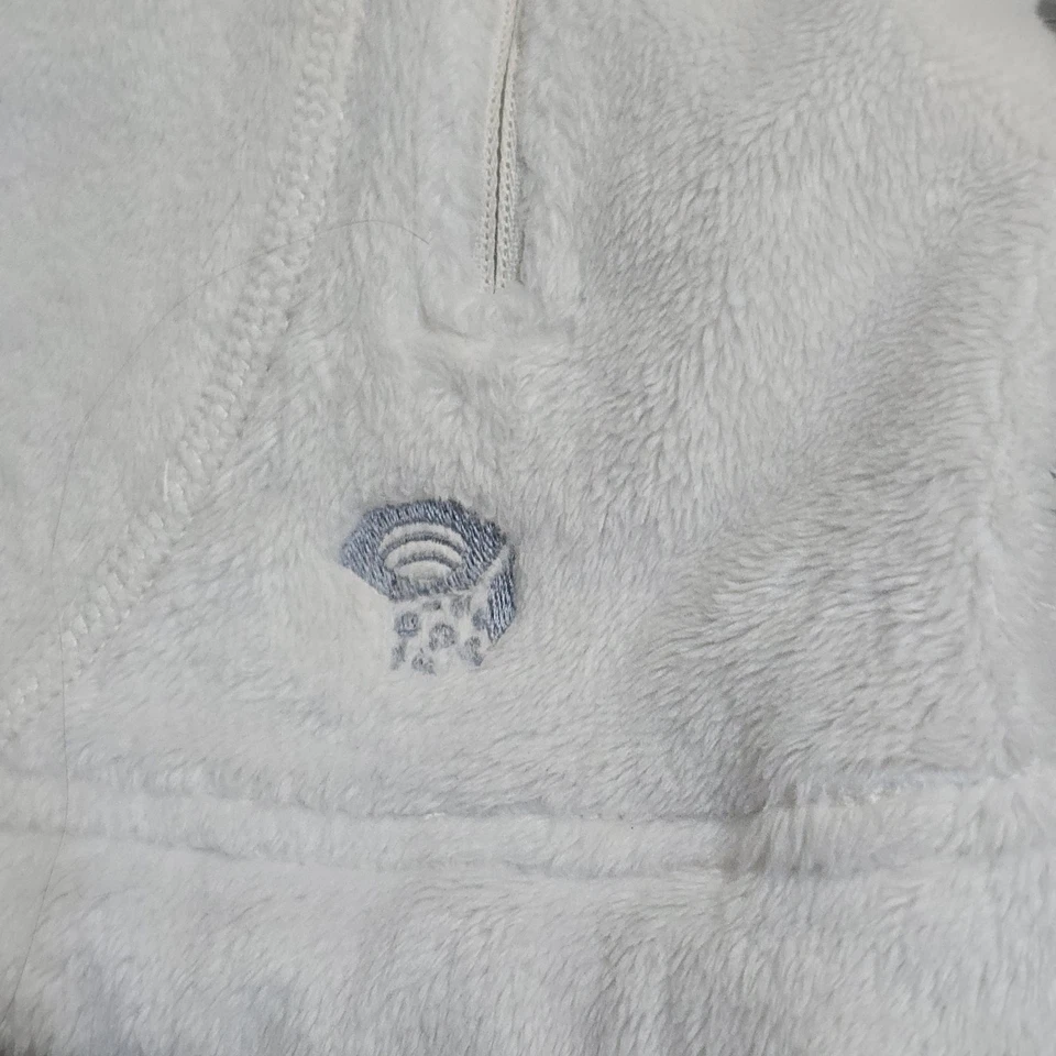 Chaleco Mountain Hardwear Polar Tapón de Viento Gore Cremallera Blanco Crema Para Mujer Mediano Foto 4 de 4