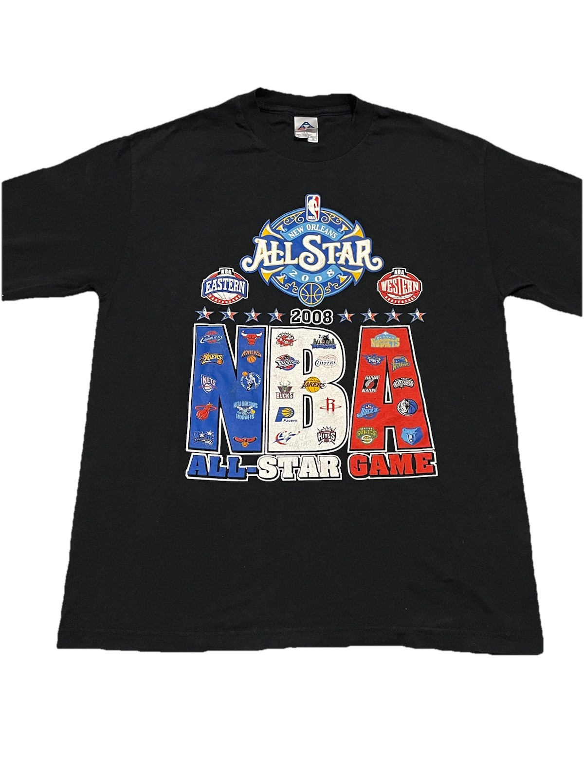 Camiseta De Colección NBA All Star Game 2008 Lebron Kobe Iverson Dirk Wade YOA Mello Y2K