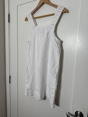 Madewell Embroidered Tank Mini Dress Womens Sz 8 White Linen Square Neck Eyelet | eBay Madewell Embroidered Tank Mini Dress Womens Sz 8 White Linen Square Neck Eyelet | eBay