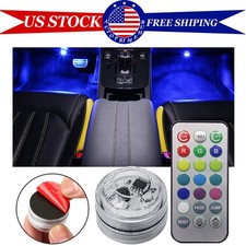 Car Interior Accessories Atmosphere Lamp Colorful Led Lights W Remote Contro