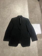 Vintage Sears Pinstripe Perma Prest Suit 36R Single Breasted Suit