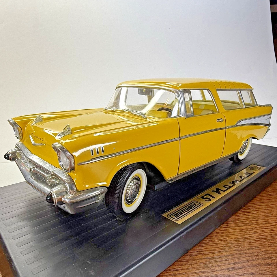 1957 Yellow Chevrolet Nomad Matchbox 1/18 VERY RARE. - Image 3 of 4