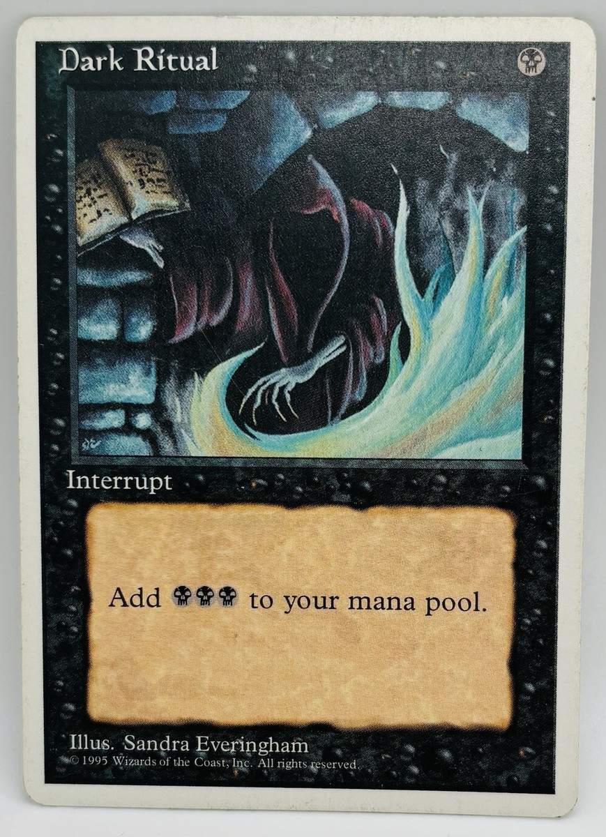 MTG Dark Ritual MTG Core Set 4th Edition Regular | eBay