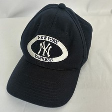 Vintage 90s New York Yankees Baseball Hat Blue Adjustable Cap G.C.C.