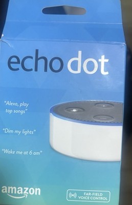 NIB - Amazon Echo Dot 2nd Generation Smart Speaker Alexa Voice Control White