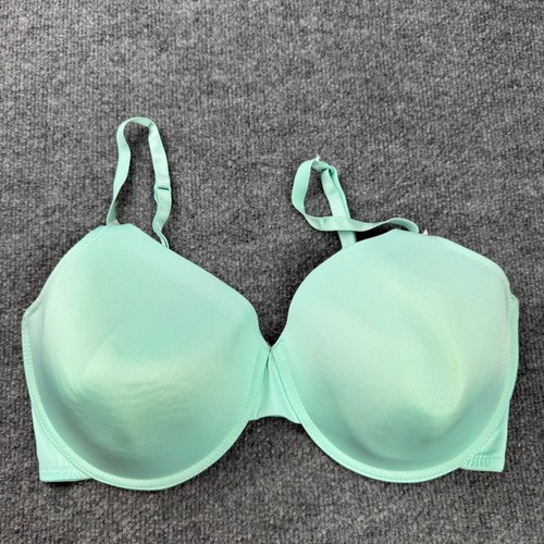 Joe Boxer Mint Green Underwire Bra Size 40DD Needs Cleaning STAIN