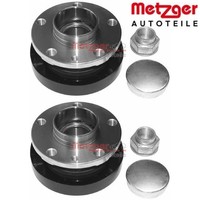 2X Radlagersatz Metzger WM1287 2 Radlager Satz Links Rechts FüR Alfa Romeo