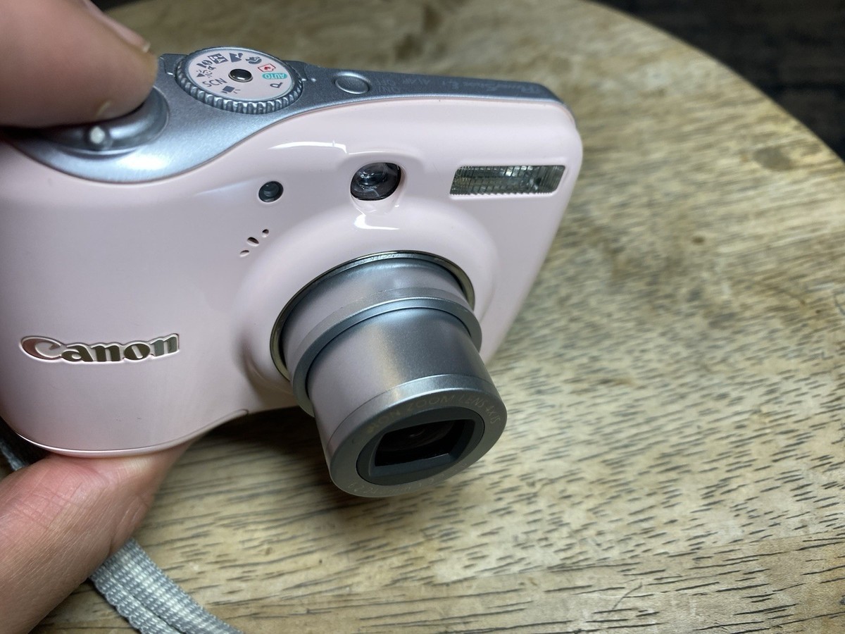 Canon PowerShot E1 Pink 10.0MP 4X Optical Zoom TESTED Working NO