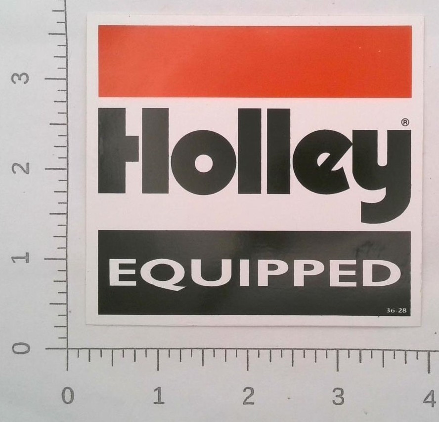 Vintage Holley Equipped Performance Products Racing Advertising Sticker ...