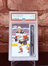 2021-22 UPPER DECK TREVOR ZEGRAS YOUNG GUNS PSA 10 #232 Rookie RC Anaheim Ducks