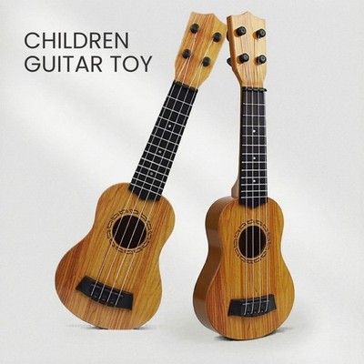 Kids Ukulele Guitar Musical Learning Instrument Preschool Music Toy 35cm