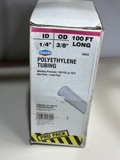 EZ-FLO Polyethylene Tubing 1/4” ID x 3/8” OD – 100 ft – 165 PSI